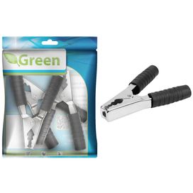 3x Garra Jacaré 200 amp Preto 14,1cm - Green