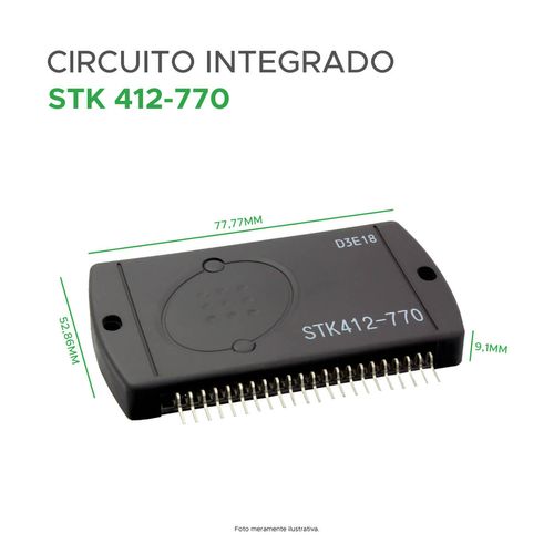 Circuito Integrado C.i Stk412-770 Stk 412-770 - ChipSCE