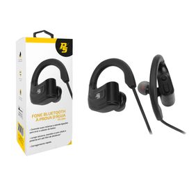 Fone de Ouvido Sem Fio Bluetooth À Prova D'água Preto Alcance 10m - Performance Sound