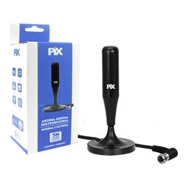 Antena de Tv Hd Smart Led Lcd 4k Completa Cabo 5m Com Imã - PIX