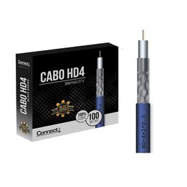 Cabo Cftv Hd 3mm - Hd4 - Premium - Rolo 100 Metros