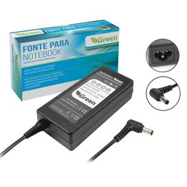 Fonte Carregador Universal Notebook 19v 3.42a Pino 5.5/2.5mm - Green
