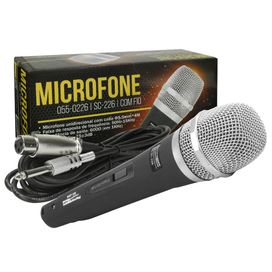 Microfone Profissional Unidirecional de Alta Frequência com Cabo 4m