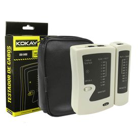 Testador Para Cabo Rede Lan Telefonia Rj45 Rj11 - KOKAY