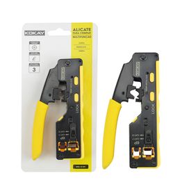 Alicate De Crimpar Multifunção Rj11 Rj12 E Rj45 De Passagem - KOKAY