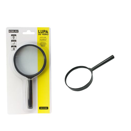 Lupa De Vidro Com Cabo 75mm De Bolso - KOKAY