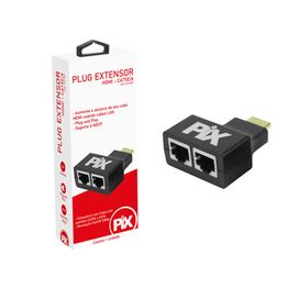 Extensor Duplo Para Hdmi 20 Metros Passivo Utp Rj45 - PIX