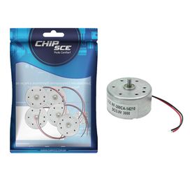 5x Motor Para Dvd E Videogame 3v Dc Eixo 5mm - ChipSCE