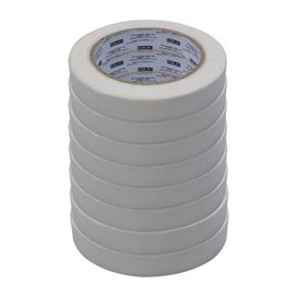 Kit com 8 Fitas Crepe Fina Utilidade Geral e Pintura 18mm X 50m