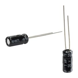 50x Capacitor Eletrolítico 1uf x 50v 105º - kit c/50 peças