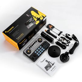 Mixer Maonocaster Au-ame2a Com Microfone Condensador XLR