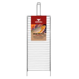 Grelha Churrasco 19,5 x 39,5cm Peixe Frango - Grilazer