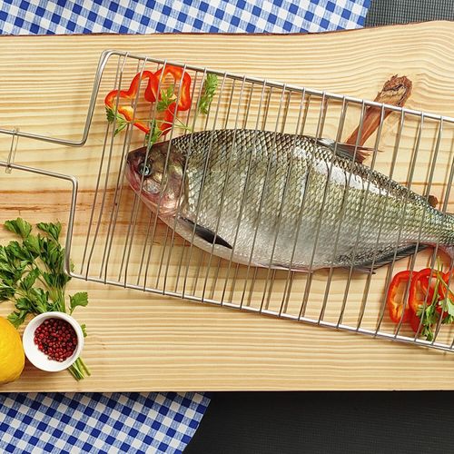 Grelha Churrasco 18 x33cm Peixe Frango Carne - Grilazer