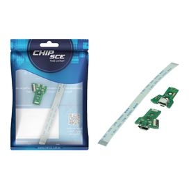 Módulo Usb Jds-040 Para Controle Ps4 Com Cabo Flat - ChipSCE