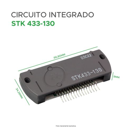 Circuito Integrado C.I. Stk433-130 Stk 433-130 - ChipSCE
