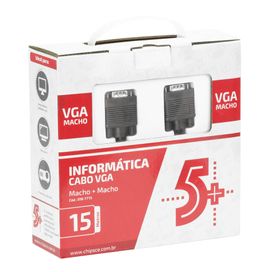 Cabo Vga de Monitor Blindado Com Filtro - Alta Qualidade