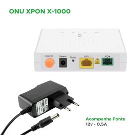 Onu Xpon Híbrida 10 100 1000 Mbps Branco - Cpro