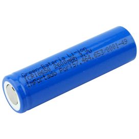 Bateria Li-ion Recarregável Industrial 3.7V 2600mah Cr18650 - Green