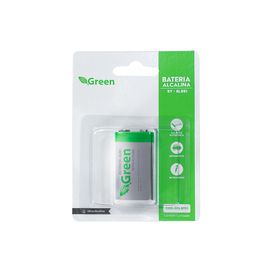 Bateria 9v Alcalina 6LR61 - Green