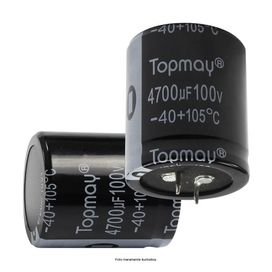 5x Capacitor Eletrolítico 4700uf X 100v 105 Graus - ChipSCE