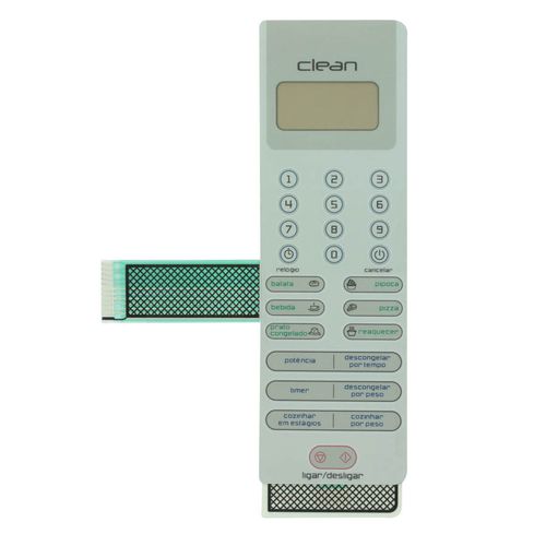 Teclado Flat Para Micro-ondas Modelo Bms18 Clean - ChipSCE