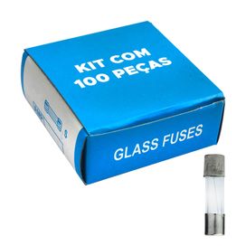 100x Fusível De Vidro 5x20 Pequeno 4 Amp - Green