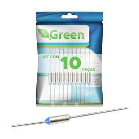 10x Fusível Térmico 121° 10a 250v 121 Graus Para Fritadeira - Green