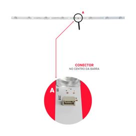 Kit 3 Barras De Led Compatível TCL L43s4900fs L43s4900 43d2900 - ChipSCE