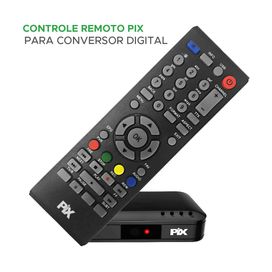 Controle Remoto Conversor Receptor Tv Digital Pix 4g Max