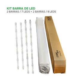 Kit 4 Barras De Led Compatível Tcl 55p65us 55p8m 55hr330m07b2 - ChipSCE