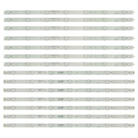 Kit 14 Barras De Led Compatível Philips 55pug6102 55pug6102/78 - ChipSCE