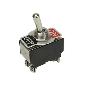 10 x Chave Alavanca 4 Polos On/Off - 10A-125V / 6A-250V