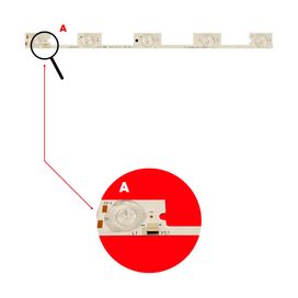 Kit 4 Barras De Led Compatível Semp Dl3945i Dl3945 Kl39gt618 - ChipSCE