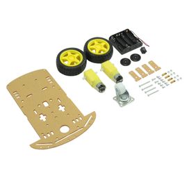 Kit Chassi Robô 2wd Com Rodas - RoXo