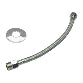 Mangueira Engate Flexível Aço Inox C/ Entrada 1/2 Polegada