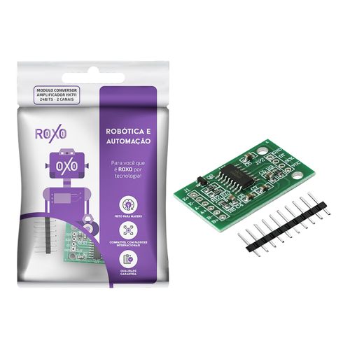 Módulo Conversor Amplificador Hx711 24bit Balanças 2 Canais - RoXo