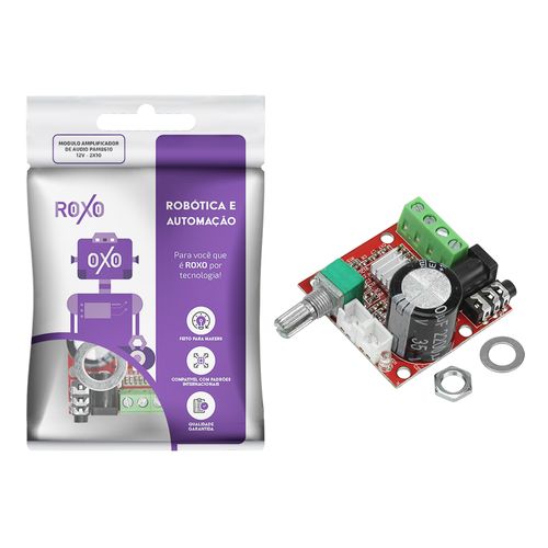 Pam8610 Amplificador De Áudio Dual D Class 2x10w 12v - RoXo