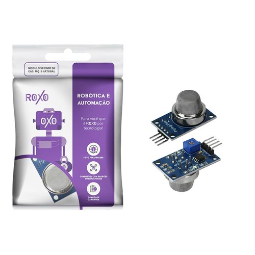 Módulo Sensor De Gás Mq-5 Detector De Glp E Gás Natural - RoXo