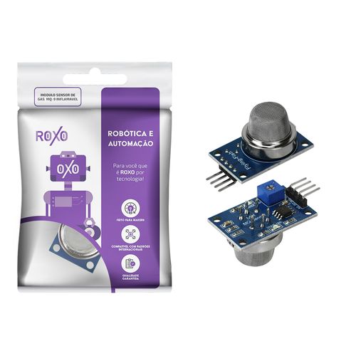 Módulo Sensor De Gás Hidrogênio Mq-9 Monóxido De Carbono - RoXo