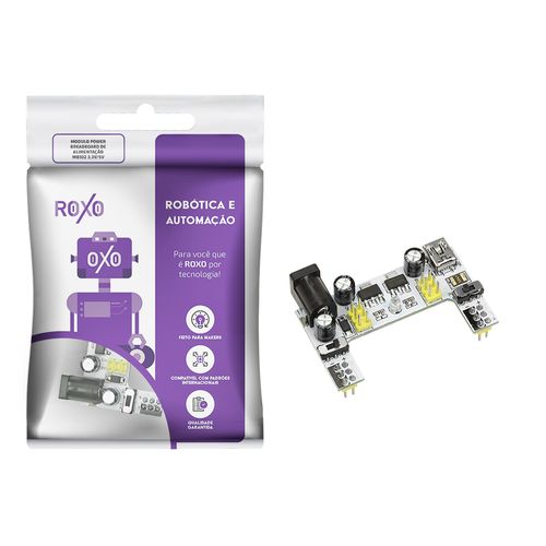 Módulo Power Breadboard de Alimentação Mb102 3,3v 5v - RoXo