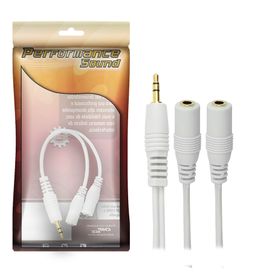 Divisor Cabo P2 Y 1 Macho 2 J2 Fêmea Stereo X Fone De Ouvido