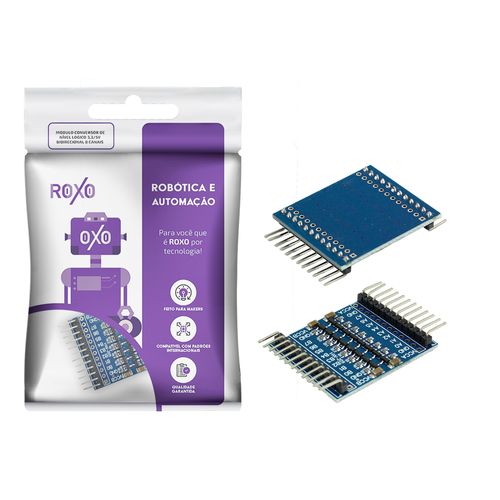 Conversor De Nível Lógico 3,3/5v Bidirecional Com 8 Canais - RoXo