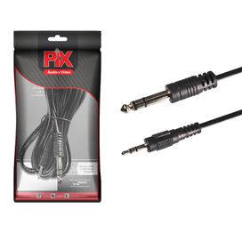 Cabo P2 Stereo Para P10 Stereo 5 Metros Plástico - PIX