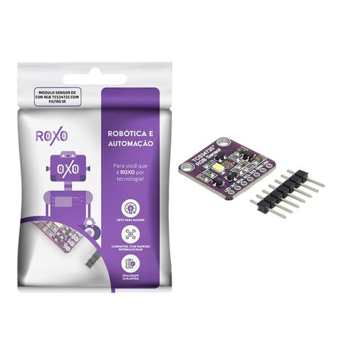 Sensor De Cor Rgb Tcs34725 Com Filtro Ir - RoXo