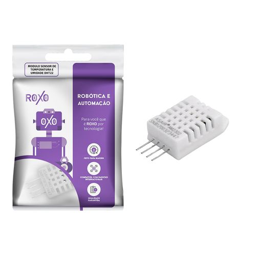 Módulo Sensor De Umidade E Temperatura Dht22 - RoXo
