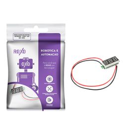 Módulo Mini Voltímetro LED Digital 4,5V-30V Azul - RoXo