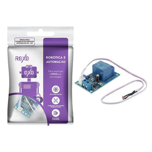 Módulo Relé Fotoresistor Sensor de Detecção de Luz 12V - RoXo