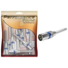 10x Plug Cannon Macho Azul Profissional - PIX