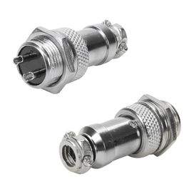 5x Conjunto Plug Conector Mike Kit Macho e Fêmea 2 Pinos - PIX