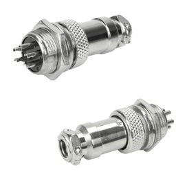 5x Conjunto Plug Conector Mike Kit Macho e Fêmea 5 Pinos - PIX